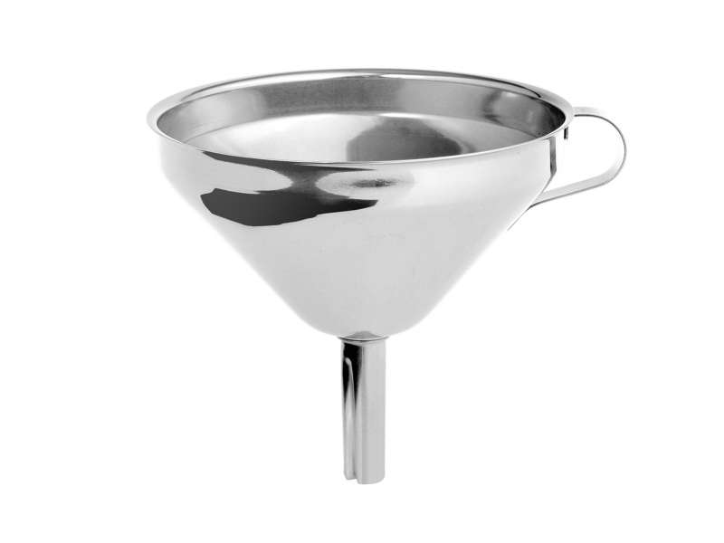 Stainless steel Decanters, big Cups and Funnels